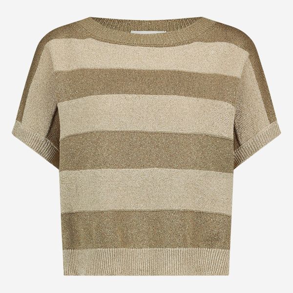 Lurex løs topp, gull